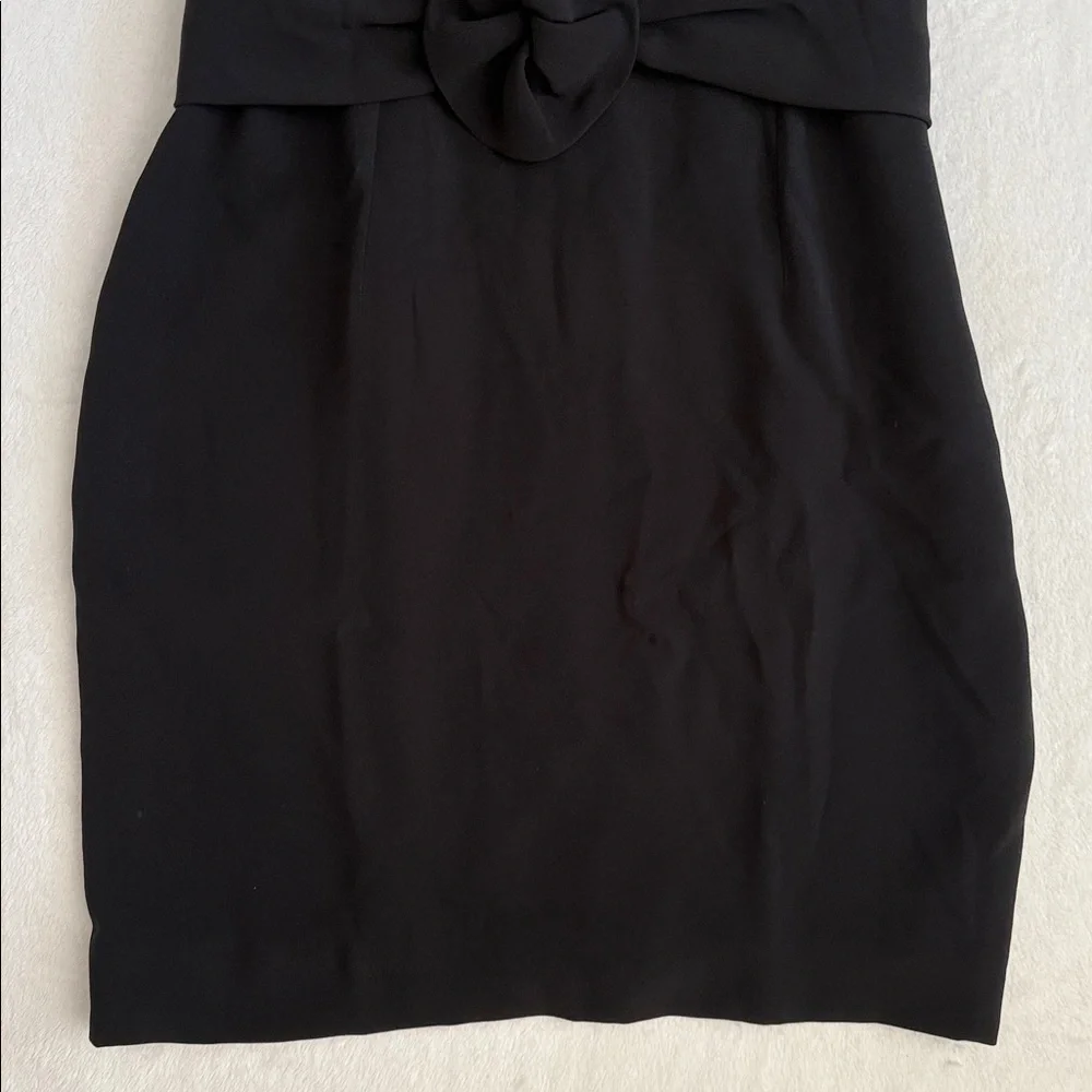 Kiton Napoli | Silk LBD Dress with Belt Made in Italy Black (IT 44) - Picture 9 of 16